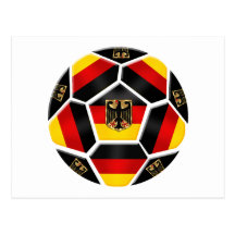 Deutschland-Fußball Postkarte