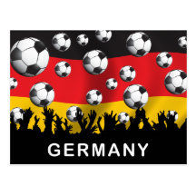 Deutschland-Fußball Postkarten