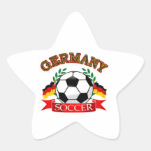Deutschland-Fußballentwürfe Sticker