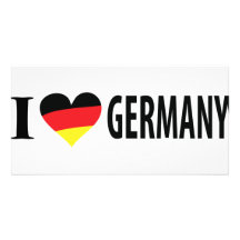 Deutschland-Ikone der Liebe I Fotokartenvorlage