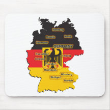Deutschland-Karte Mauspad