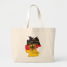 Deutschland-Karte Tragetasche