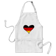 Deutschland-Liebeherz - mein großes deutsches Herz Schürze