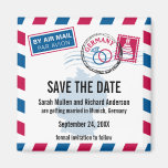 Deutschland-Luftpost, die Save the Date Wedding is Magnete