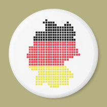 Deutschland-Pixelflagge magnete
