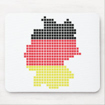 Deutschland-Pixelflagge mousepads