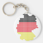 Deutschland-Pixelflagge Schlüsselbänder