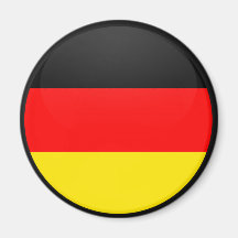 Deutschland-Qualität Flaggen-Kreis Magnets