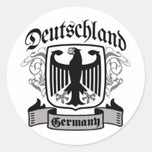 Deutschland Runder Sticker