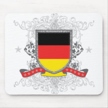 Deutschland-Schild Mousepads