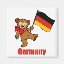 Deutschland-Teddybär Magnets