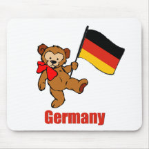 Deutschland-Teddybär Mauspads