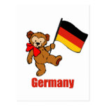 Deutschland-Teddybär Postkarte