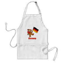 Deutschland-Teddybär Schürze