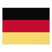 Deutschland- u. Deutschland-Flaggen-T-Shirts u. me Ankündigungskarten