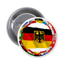 Deutschland u. seine Länder, die Flaggen wellenart Anstecknadel