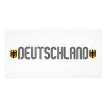 Deutschland-Wappen! Individuelle Foto Karte