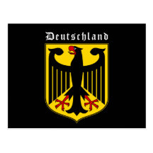 Deutschland-Wappen Postkarten