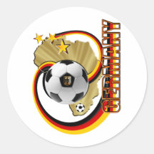 Deutschlands Afrika Entwurf des Grafik-Fußball-201 Runde Sticker