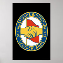 DeutschlandSED - deutsches sozialistisches Arbeits Poster