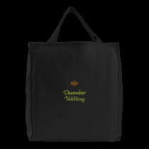 Dezember-Hochzeits-Schwarzes gestickte Tasche bestickte taschen