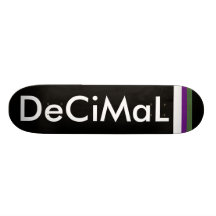 Dezimales Team 2 Individuelle Skateboarddecks