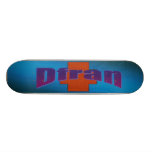 Dfran rotes Cross2 Skateboardbrett