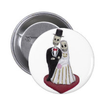 Dia de Los Muertos Buttons