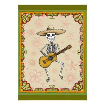 Dia de Los Muertos Invitations Einladung
