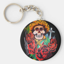 dia de Los Muertos Schlüsselanhänger