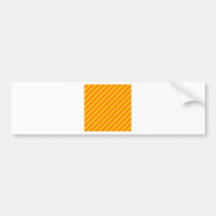 Diagonale Streifen - Orange und Bernstein Auto Aufkleber
