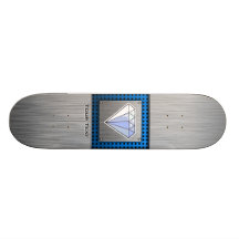 Diamant; Gebürsteter Metallblick Skateboardbretter