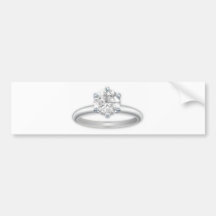 Diamant-Ring Bling Clipart Auto Aufkleber