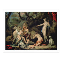 Diana und Callisto Postkarte
