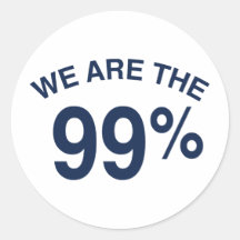 Die 99% sind wir stickers