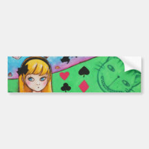 Die Abenteuer der Alicen im Wunderland Autosticker