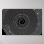 Die abwärts Spirale Poster