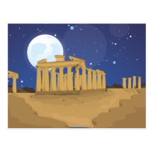 Die Akropolis von Athen Postkarten