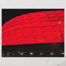 Die Allianz-Arena, München Flyerdesign