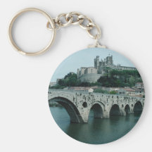 Die alte Brücke, 13. Jahrhundert, Beziers, Frankre Schlüsselband