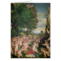 Die Anbetung von Venus, 1519 Grußkarten