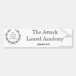 Die Angriffs-Lorbeer-Akademie Auto Sticker