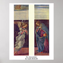 Die Ankündigung durch Sandro Botticelli Plakate
