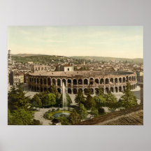 Die Arena, Verona, Italien Plakate