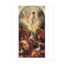 Die Auferstehung von Christus (Öl auf Leinwand) Postkarte