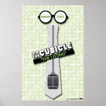 "Die Auflistungs-" Plakat "vom theCUBICLE "