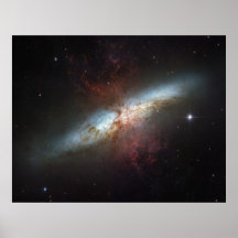 Die ausgezeichnete Sternexplosion-Galaxie, unorden Plakatdrucke