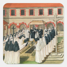Die Beerdigung einer Nonne, von 'l'Abbaye De Stickers