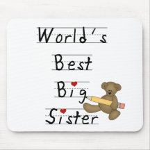 Die beste große Schwester der Welt Mousepad