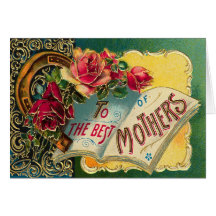 Die beste Mamma der Vintage Blumenwelt Karte